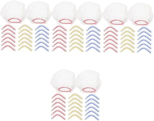 Alipis 4sets Color Storage Set Leftovers Lid Extra Net Dish Reusable Containers Microwave Bowl Cover Seal Wraps Refrigerator Food Container Food Covers Stretch Plate Covers 200pcs*4