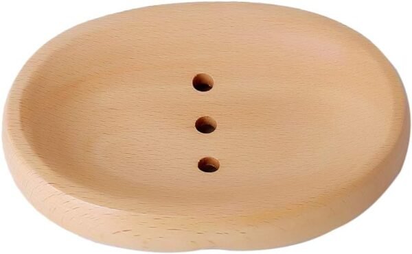 Cabilock Oval Shaped Soap Dish Soap Holder Round Soap Dish Soap Dish Drainer Holder - Image 6