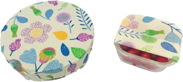 STOBAZA 6 pcs beeswax wrap reusable food wrap food wrapper food storage wrap beeswax food wraps Beewax Food Wraps Food Preservation Cloths Beewax Wraps sandwich - Image 6