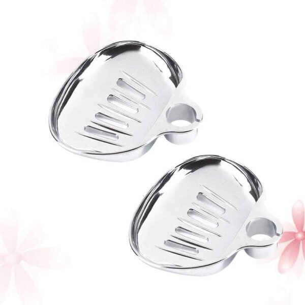 2pcs Soap Dish Bath Soap Case Shower Soap Container Soap Storage Case Bathroom Soap Holder Soap Shelf Shower Soap Holder Bathroom Accessories Shower Rod Storage Rack Tray - Image 3