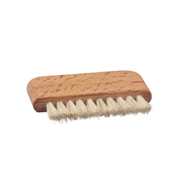 Pokinge 3Pcs Wooden Nail Dust Brush Mini Nail Cleaner Brush Non-Slip Wood Cleaning Brush Pig Bristle Nail Dust Brush Nail Care Tools For Cleaning - Image 5
