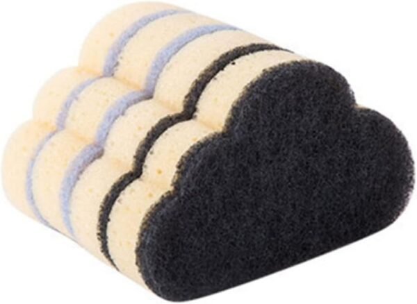 12pcs Dish Sponge Washing Sponge for Dishes Scouring Pads Non Scratch Dish Brush Natural Sponge Dad Mugs Sink Sponge Sponges Cleaning Sponge Kitchen Dish Washer Anti-Scratch