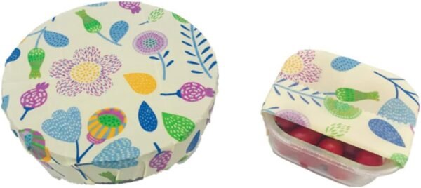 NOLITOY 9 Pcs Beeswax Wrap Food Storage Wrap Food Wrapper Reusable Sandwich Bags Reusable Food Wrap Food Preservation Cloths Beewax Wraps Beewax Food Wraps Household - Image 3