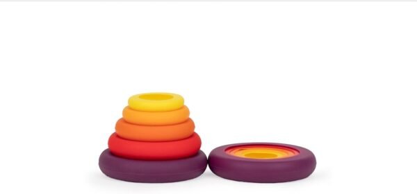 Food Huggers 5pc Reusable Silicone Food Savers | BPA Free & Dishwasher Safe | Fruit & Vegetable Produce Storage for Onion, Tomato, Lemon, Banana, Cans & More | Round, Autumn Harvest - Image 3