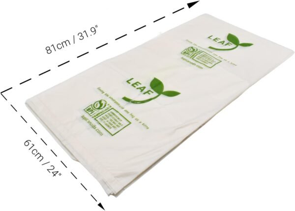 LEAF Compostable Kitchen Bin Liner (Tall 50 Count) - Image 6