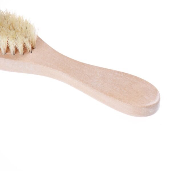 Face Cleansing Brush for Facial Exfoliation, Natural Bristles Brush For Dry Brushing - Set of 3 Pack Wooden Handle Skin Cleaning Scrubbers for Men and Women - Image 6