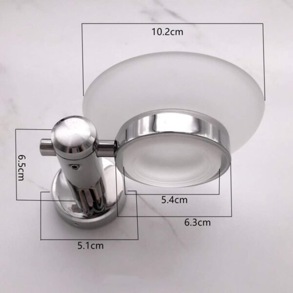 Cabilock 1 Set Wall Mount Soap Holder Stainless Steel Soap Holder Soap Tray Soap Organizer Bathroom Soap Holder Soap Basket Soap Dish - Image 7