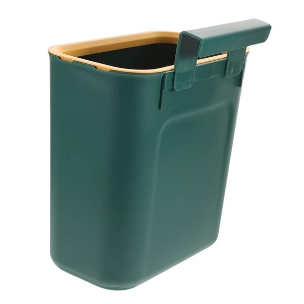 Wall Mounted Trash Can Compost Bin Kitchen Basket Trash Bin Countertop Fridge Can Dispenser Pop Kitchen Garbage Bin Garbage Can Outdoor Dustbin Food Waste Bin Tilt - Pp Green - Image 7