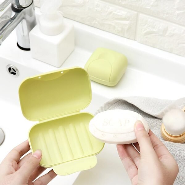 SITAKE 4 Pcs Travel Soap Case Holder Container, Portable Leakproof Soap Dishes with Lid for Shower Bathroom, Kitchen, Gym, Camping(2 Small + 2 Large) - Image 5
