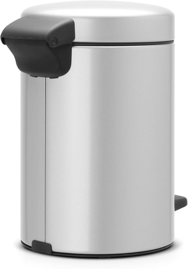Brabantia 113260 Pedal Bin Newicon with Plastic Inner Bucket, Metallic Grey - 3 L - Image 4