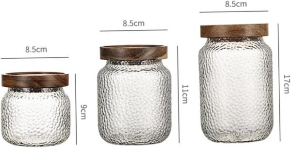 Glass Storage Jars Food Container Basket Coffee Filters Bernardin Mason Jar Lids Bead Storage Containers Rice Dispenser Cup Flask Sealed Container Jam Jars Jar with Lid - Image 2