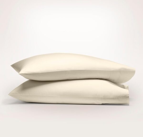 Boll & Branch Signature Hemmed Pillowcase Set - King, Natural - 100% Organic Cotton - 2 Luxe Buttery Soft Pillowcases from Threads