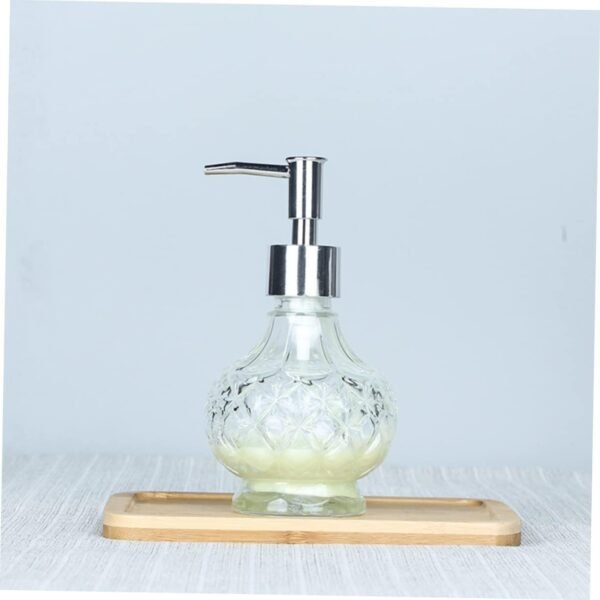 Liquid Soap Subpackaging Bottle Press Pump Bottle Shampoo Bottle Laundry Dispenser Toothpaste Dispenser Cooler Lotion Containers with Pump Glass Subpackaging Container - Image 3