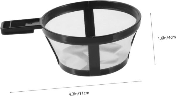 Strainer Maker Tea Filter Bags Cup Cone Sieve Machine Grinder Propane Reusable Electric Infuser Bar Holder Basket Filters Pot Coffee Pour Filter Screen Fine Mesh Filter Plastic - Image 2