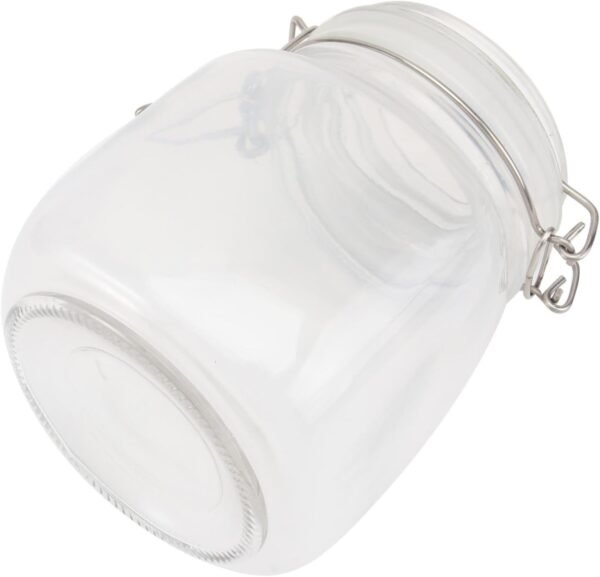 BESTOYARD Seal Pot Food Container Sealed Tea Canister Mason Jar Canning Jars Candy Containers Heavy Duty Bucket Food Storage Containers Bathroom Bin Glass Jar Glass Containers