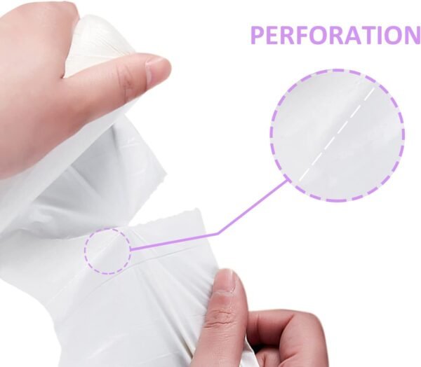 Trash Bags 13 Gallon Tall Kitchen Garbage Bags, Inwaysin Recycle Bags, Biodegradable White Trash Bags, 75ct - Image 4