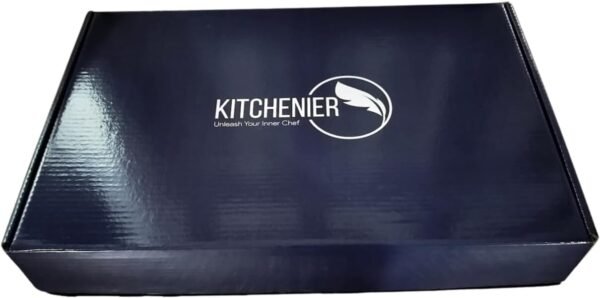 KITCHENIER. Set of 3 Thick Bamboo Cutting Boards for Cooking or Serving, with Juice Groove and Handles. For meats, cheeses and vegetables. Organic material, easy to wash - Image 5