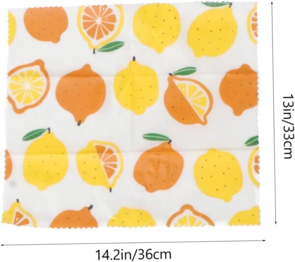 minkissy 3pcs Beeswax Paper Beewax Wraps Making Beeswax Wraps Beeswax Covers Cheese Beeswax Oil Proof Wax Paper Sandwich Paper Beewax Wrapping Wraps Fabric Food Household - Image 8