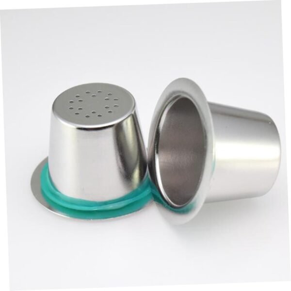 SHOWERORO Coffee Maker Stainless Steel Coffee Capsule Espresso Capsule Reusable Coffee Capsule Coffee Filter Cup Silver - Image 7