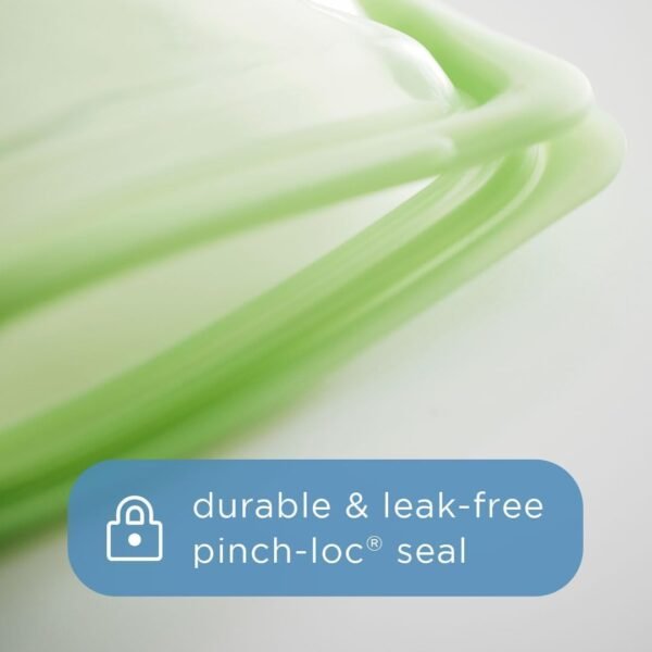 Stasher Platinum Silicone Food Grade Reusable Storage Bag, Clear (1/2 Gallon) | Reduce Single-Use Plastic | Cook, Store, Sous Vide, or Freeze | Leakproof, Dishwasher-Safe, Eco-friendly | 64 Oz - Image 5