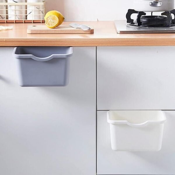 Kitchen Compost Bin for Counter Top Or Under Sink Hanging Small Trash Can for Cupboard/Bathroom/Bedroom/Office/Camping - Image 5