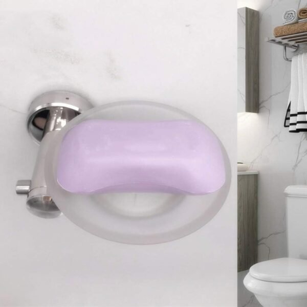 Cabilock 1 Set Wall Mount Soap Holder Stainless Steel Soap Holder Soap Tray Soap Organizer Bathroom Soap Holder Soap Basket Soap Dish - Image 9