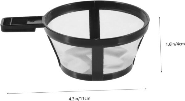 Machine Sieve Grinder Coffee Reusable Strainer Pour Bar Tea Filter Bags Cups Pot Propane Holder Basket Cone Filters Filter Screen Electric Maker Infuser Fine Mesh Filter Plastic - Image 2