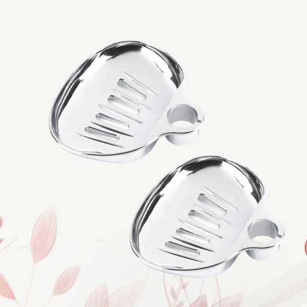 2pcs Soap Dish Bath Soap Case Shower Soap Container Soap Storage Case Bathroom Soap Holder Soap Shelf Shower Soap Holder Bathroom Accessories Shower Rod Storage Rack Tray - Image 8