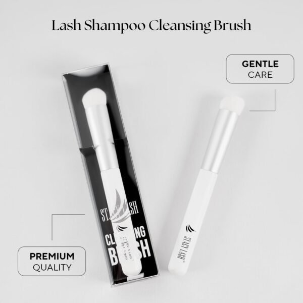 Eyelash Brush for Cleansing by STACY LASH | Lash Bath Cleaning Brush | Premium Lash Shampoo Brush for Eye Makeup Removing for Lash Extensions & Natural Lashes | Lash Tech Supplies - Image 2