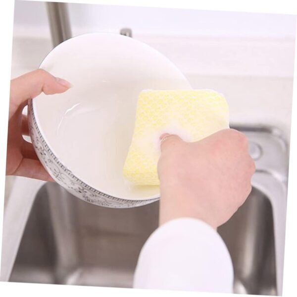 SECFOU 15 Pcs Dish Sponge Cleaning Sponge Sponges Kitchen Natural Sponge Scourer Bowl Sponge Sponges for Cleaning Dishwasher Sponge Car Sponge Cup Sponge Scrubber Sponges Net Sponge - Image 7