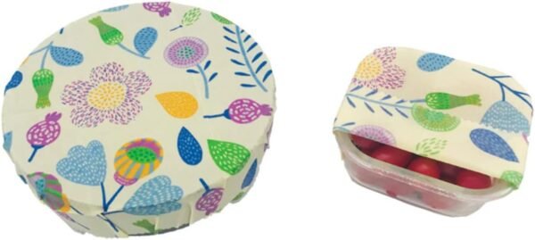 Didiseaon 9 pcs beeswax wrap food wrapper reusable food wrap food storage wrap Food Wraps Beewax Wraps Food Preservation Cloths sandwich - Image 5