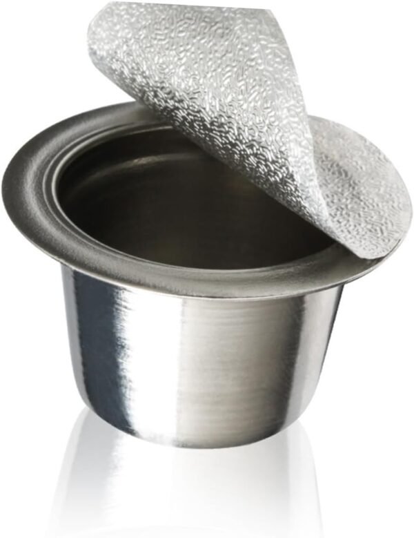 Reusable Coffee Capsule Espresso Capsule Stainless Steel Coffee Capsule Coffee Filter Cup Coffee Maker Silver