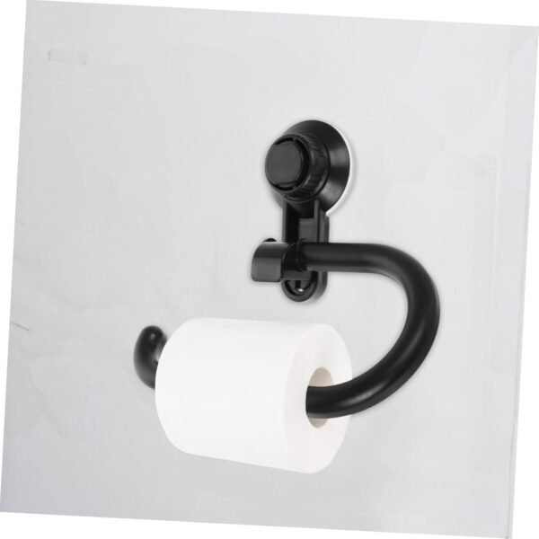 Abs Black Tissue Holder Bathroom Paper Towel Holder Suction Cups for Bathroom Phone Paper Holder - Image 6