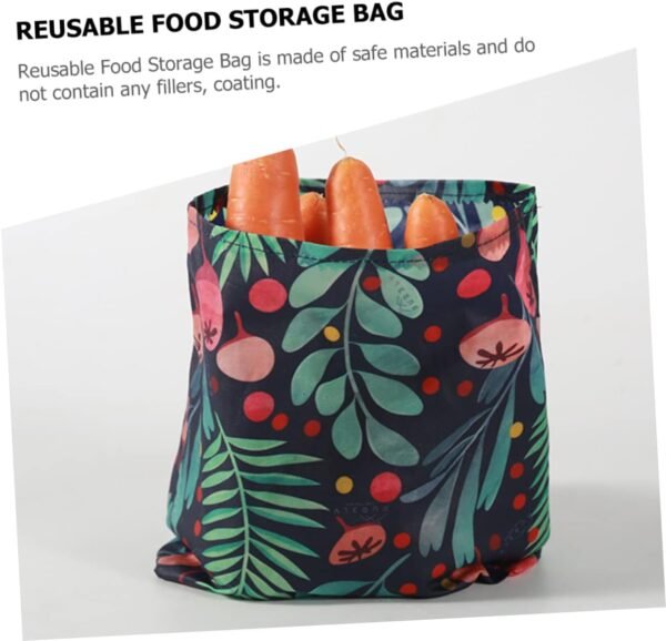 Beeswax Wrap Beeswax Food Container Cotton Produce Bag Reusable Sandwich Bag Dishwasher Safe Bees Wax Food Storage Kitchen Storage Bag Reusable Sandwich Bags Natural Beeswax - Image 2