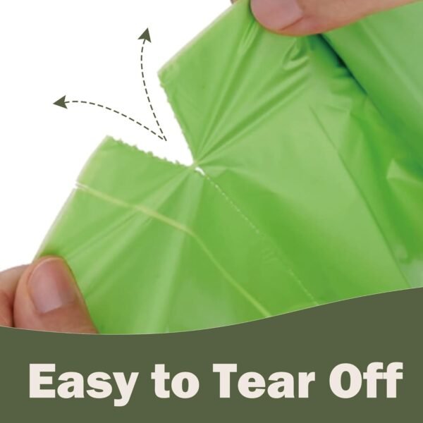 5 Gallon Compostable Trash Bags Compost Food Scrap Waste Bags with US BPI ASTM D6400 and Europe OK Compost Home Certified Green Christmas Gift 50 Couts - Image 5