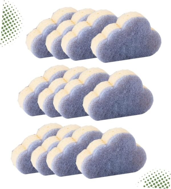 12pcs Dish Sponge Washing Sponge for Dishes Scouring Pads Non Scratch Dish Brush Natural Sponge Dad Mugs Sink Sponge Sponges Cleaning Sponge Kitchen Dish Washer Anti-Scratch - Image 5