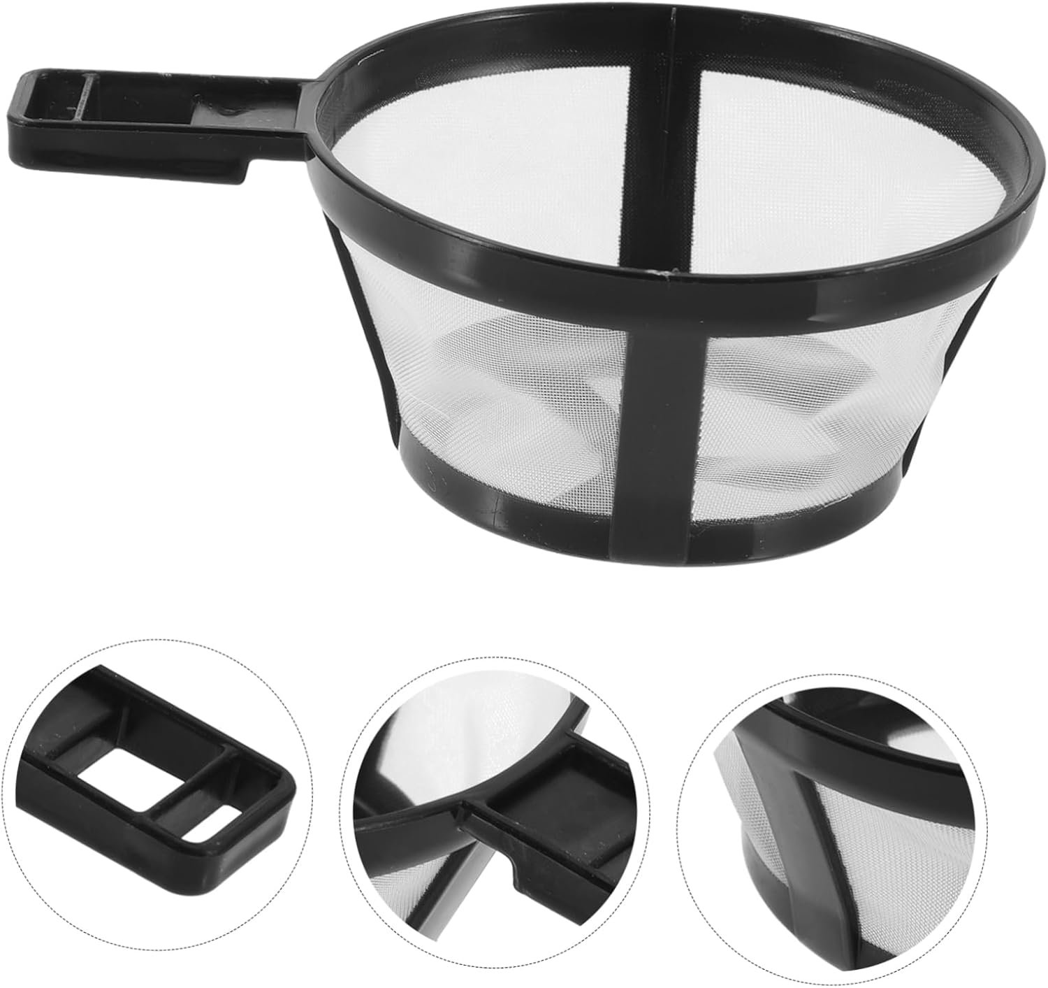 HOMSFOU Water Purifiers Water Clarifier Coffe Filter Coffee Pot Filter Coffee Mesh Basket Coffee Makers Coffee Pod Maker Filter Screen Reusable Coffee Pot Accessories Coffee Filter Nylon - Image 7