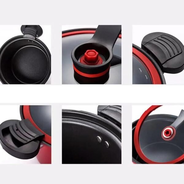 High Capacity Pressure Cooking Pots Scratch Cooker Efficient Thickened Iron Cookware Kitchen Accessory - Image 8
