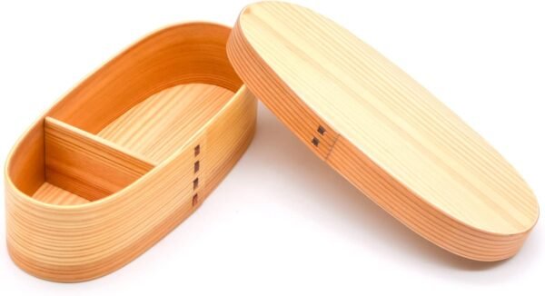 Wakayama Wappa Bento Box Store A-33-273226 Magewappa Bento Box Store, Wood, Cedar Wood, 7.9 x 3.5 inches (20 x 9 cm), Single Tier, Natural - Image 3