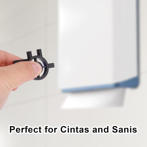 5pcs Dispenser Key Replacement for Cintas & Sanis, 3-in-1 Toilet Paper Towel Dispenser Key Soap Dispenser Key for Commercial Business Home Office School Maintenance - Image 5