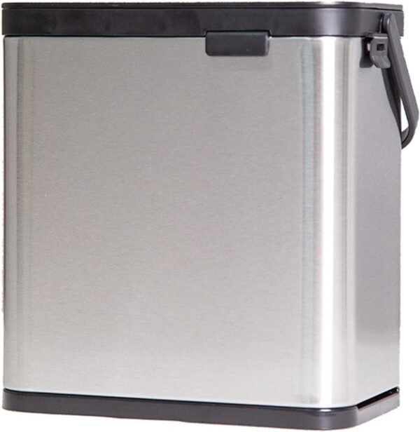 Modern Kitchens Compost Bin Wall Mounted Stainless Steel Garbage Container for Modern Kitchens Organization