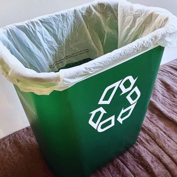 BPI certified 8 Gallon Extra Thick Compostable Trash Bag Liners with Handles (1.00 Mil = 25 mic) California SB 1383 ASTM D6400 Europe OK Home & Seedling (5~8 Gallon | 20~30 Liter) - Image 7