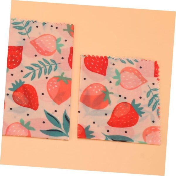 3pcs Household Beewax Food Wraps Beeswax Preservation Cloth Soda Can Lids Vintage Mailbox Cotton Food Wraps Packing Paper Beewax Wraps Picture - Image 5