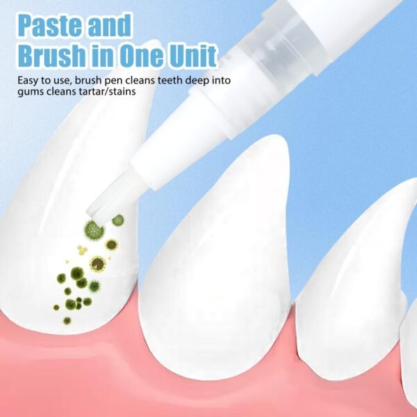 3 Pcs Pet Toothbrush Pen, Dog Teeth Cleaning Pen, Dog Tartar Remover for Teeth, Cat/Dog Tooth Whitening & Cleaning, Natural Plant Substance-Pet Teeth Repairing Kit - Image 3