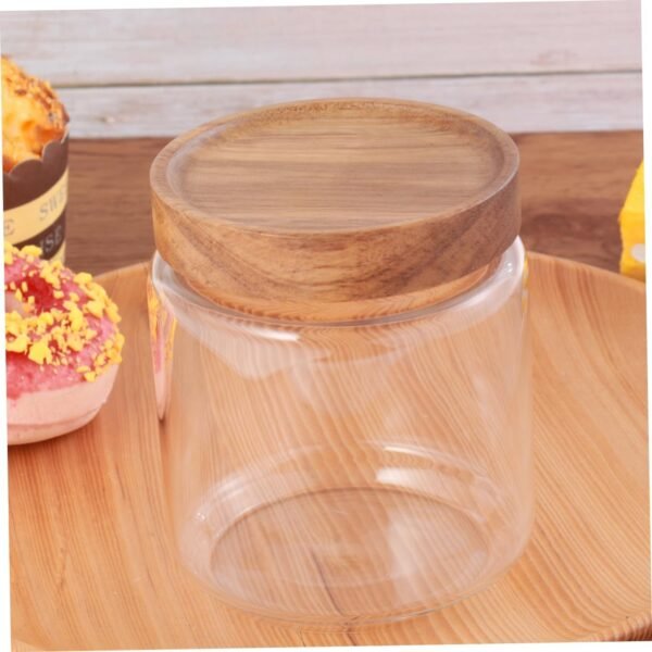 Cabilock 1pc Grain Storage Container Storage Containers with Lids Food Storage Containers Jars with Lids Sugar Container Large Jar Mason Jar Cookie Jar Cute Jar Candy Jar Cookie Tins - Image 3