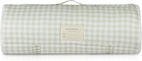 Makemake Organics GOTS Certified Organic Cotton Nap Mat with Detachable Pillow for Kids Soft Sleeping Bag for Toddlers, Boys, Girls - Ideal for Daycare, Preschool, Kindergarten - Image 3