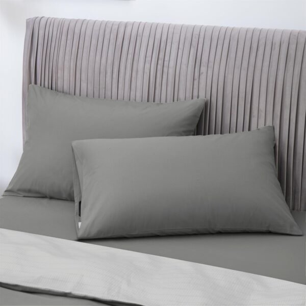 Grounding Pillowcase Set of 2, King Size Pillow Cases 20 x 36 inches, Organic Cotton + Silver Fiber, Conductive Earthing Pillowcase - Image 3