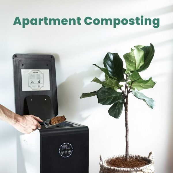 GEME World First Bio Smart 19L Electric Composter for Kitchen, Filter No Need to Change, Not Dehydration Tec, Add Waste Anytime Compost Machine, Electric Compost Bin Kitchen, Food Cycler Real Compost - Image 8
