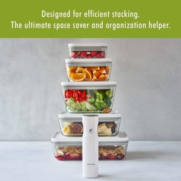 ZWILLING Fresh & Save 3-pc Glass Food Storage, Meal Prep Container, Assorted Sizes - Image 12