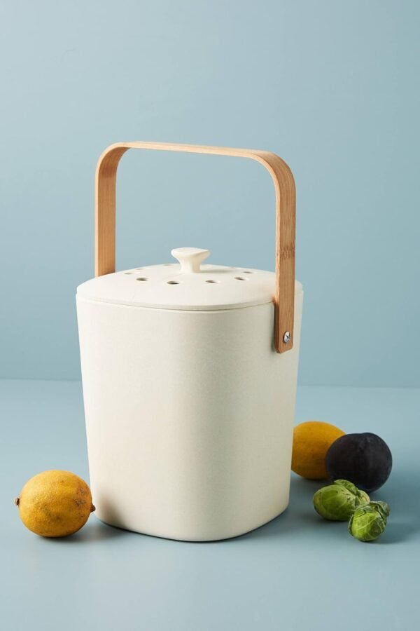 Bamboozle Countertop Compost Bin Kitchen | 1 Gallon | Odorless Composting Bin with Filters | Indoor Compost Bin with Lid | Plant Based Kitchen Composter for Food Scraps & Waste Recycling - Image 3